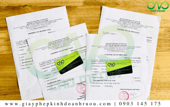 Dịch vụ xin Certificate of free sale rượu vang sim Phú Quốc xuất khẩu
