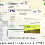 Thành phần thủ tục công bố sản phẩm rượu nếp cẩm