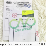 Tự công bố nấm mèo ngâm ớt với thủ tục chính xác nhất