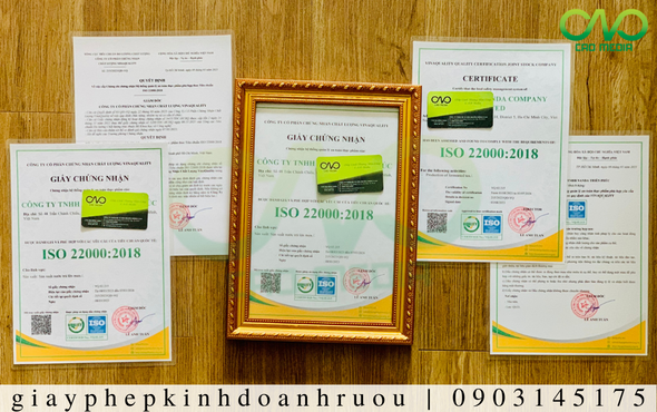 Thủ tục thực hiện giấy chứng nhận ISO 22000:2018 chính xác
