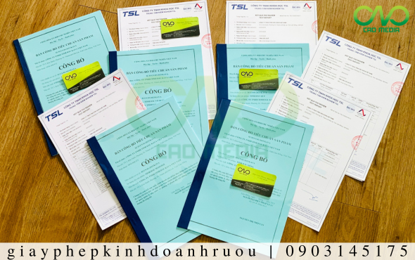 Công bố tiêu chuẩn sản phẩm hộp giấy và hướng dẫn thủ tục