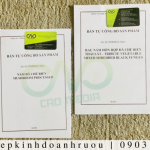 Quy trình thực hiện bản tự công bố rau nấm chế biến sẵn