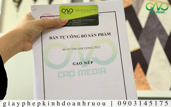 Hướng dẫn chuẩn bị và thực hiện hồ sơ tự công bố gạo nếp