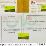 Những lưu ý khi thực hiện bản tự công bố rượu vang