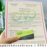 Giấy chứng nhận bán lẻ sản phẩm rượu được thực hiện như thế nào