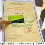 Đăng ký giấy chứng nhận ATTP theo quy định của chính phủ
