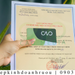 Chứng nhận an toàn thực phẩm chuỗi cửa hàng năm 2024