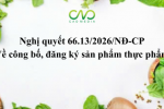 Quyết định mới về công bố sản phẩm 2026 như thế nào?