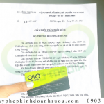 Dịch vụ xin giấy phép phân phối rượu tại Tuyên Quang [TRỌN GÓI]