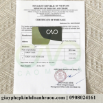 Nộp hồ sơ Certificate of free sale – CFS ở cơ quan nào?