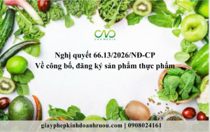 Quyết định mới về công bố sản phẩm 2026 như thế nào?